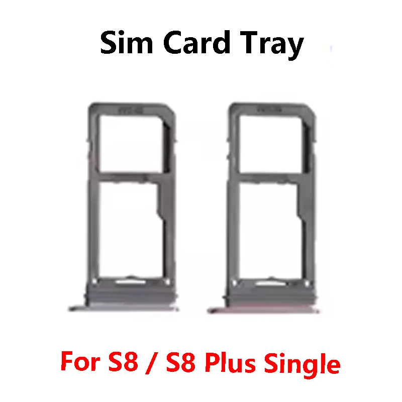 Bandeja de tarjeta SIM individual para Samsung Galaxy S8 / S8 Plus, zócalo adaptador de repuesto