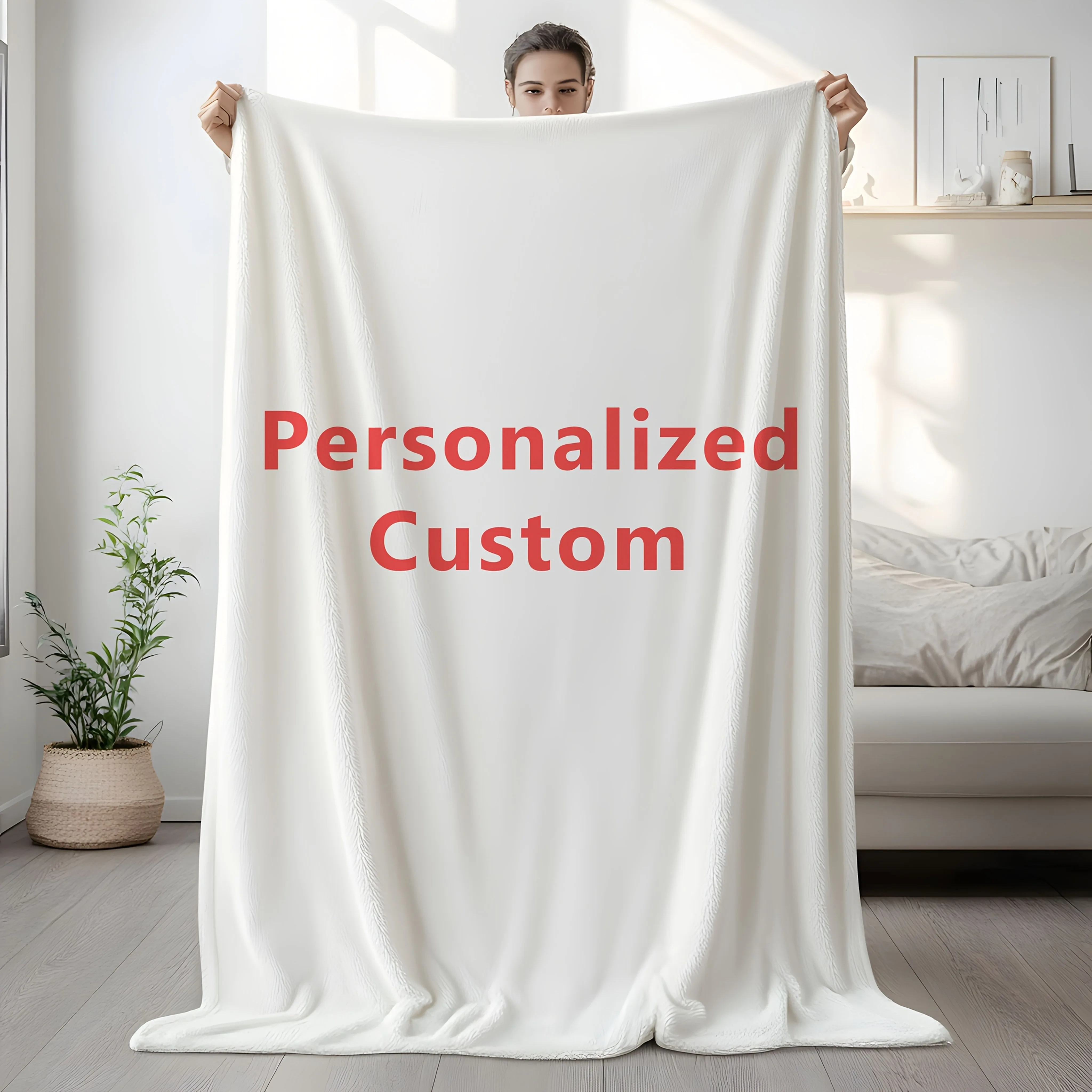 [Custom Blankets/Throw Blankets/Nap Blankets Specially Customized Blanket, Soft and Warm, Personalized Photo Gift]