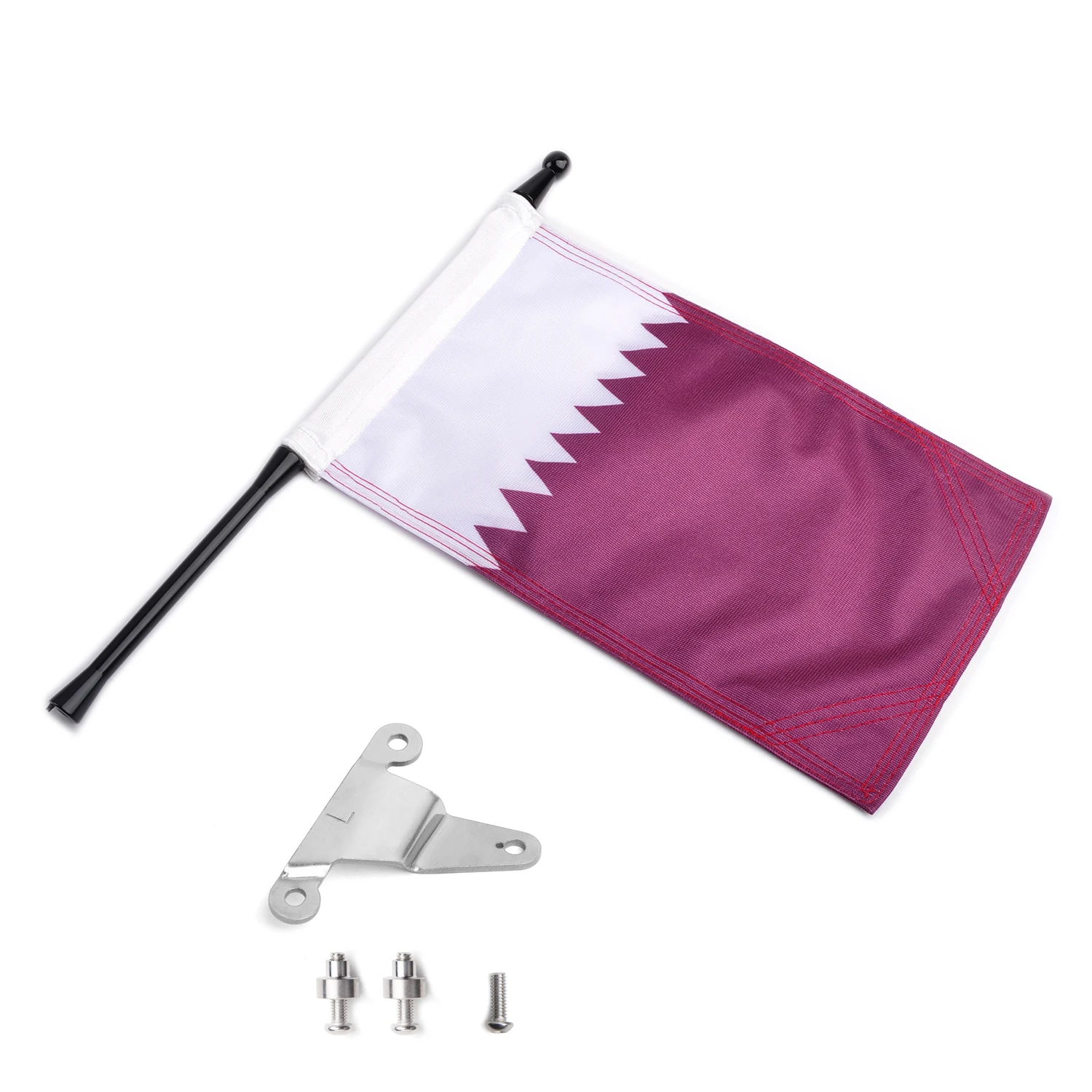 For Honda Motorcycle Gold Wing GL1800 Motorcycle Flag Group Qatar Flagpole Kit Trunk tools Bracket  Flagpole Moto Tour - Panical