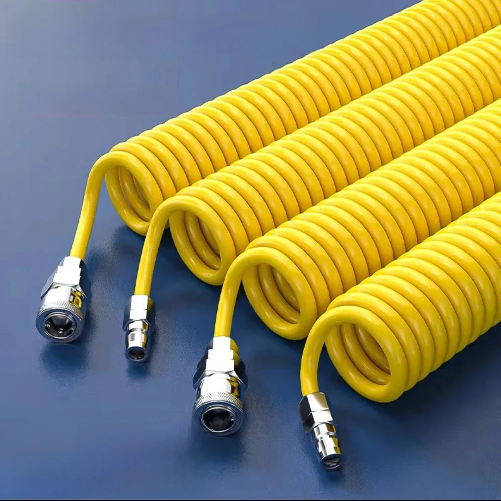 3M 6M 9M 12M PU Lente Luchtslang Luchtcompressor Luchtpomp Hoge Druk Telescopische stof Blazen Pistool Pneumatische 8*5mm