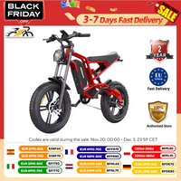Hidoes B6 Electric Bike 1200W Motor 48V 15Ah Battery 20'X4' Fat Tires 50Km/H Max Speed 75Km Range Front & Rear Oil Disc Brakes
