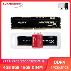Hyperx Memória RAM DDR4 16GB 8GB 3200MHz 4GB 2666MHz 2400MHz 2133MHz Desktop Computer UDIMM Cooling Vest Memory Ram