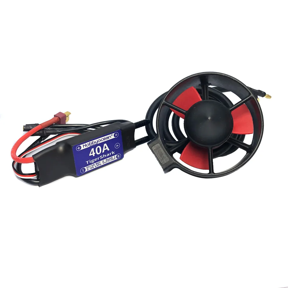 Hobbyocean-propulsor submarino de 2,1 KG, Motor sin escobillas de 16V, 300W, 40A, ESC, para cebo RC, remolcador, barco, barco nido, Robot submarina ROV