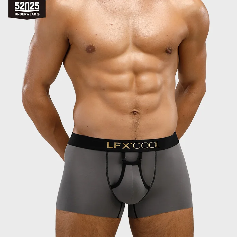 52025 Men Boxers Luxe Underwear Luxury Modal Original Design Sexy Open-fly Comfortable Eco-friendly Men Boxer Men Sexy Undies