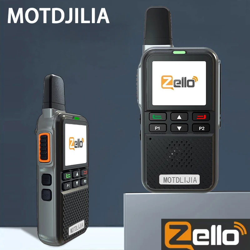 Walkie Talkies de longo alcance 100 milhas Zello Rede Rádio PTT Botão WiFi POC Rede de sistema Android