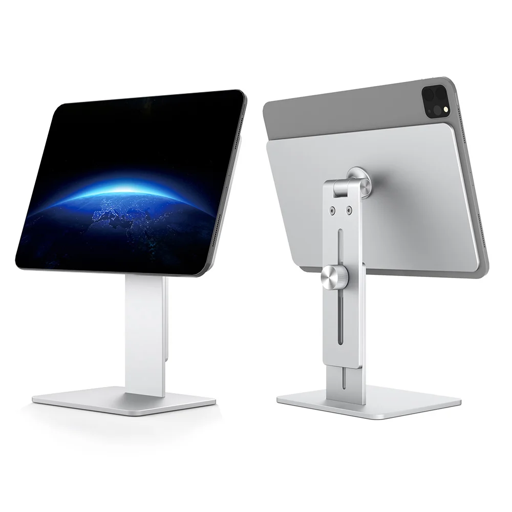 NBOW iPad Magnetic Stand height angle adjustable Aluminum Pedestal