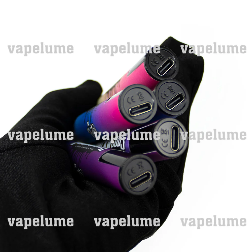 Packwoods Disposable Vape Empty Cigarettes Electronic Display Screen Mod USB Charging Vaper Pen Plastic Opp Pouches Paper Box