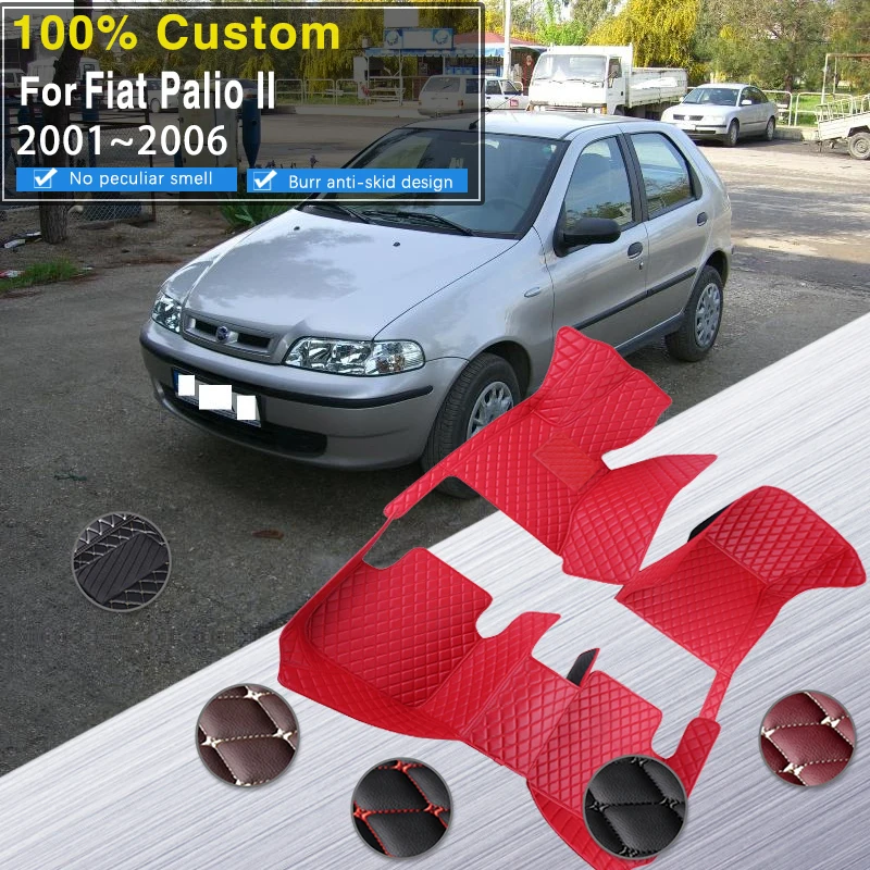 

Автомобильные коврики для Fiat Palio II 2001 ~ 2006, кожаный коврик, автомобильные коврики, автомобильные коврики, автомобильные аксессуары для салона автомобиля