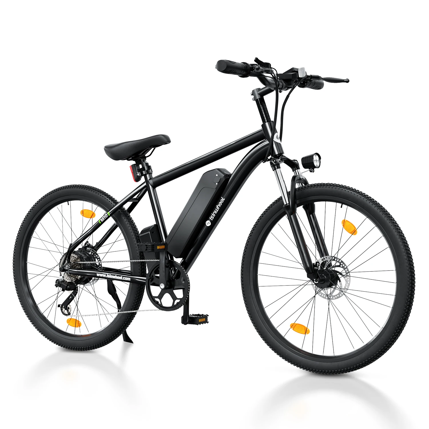 Isinwheel M10 adult E-bike 500W 36V10.4Ah battery commute Electric Bike,26-inch Fat Tire E-Mountain bike image 2