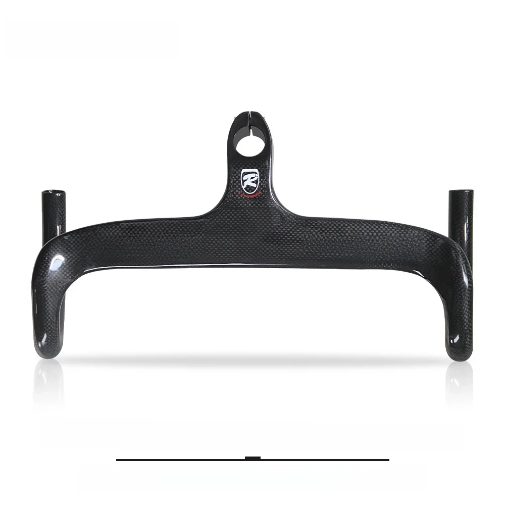 AliExpress RXL SL Carbon Road Handlebar Integrated With Stem Racing Bike Speed 1-1/8"Black Internal Routing Drop Handle Bars For Bicycle