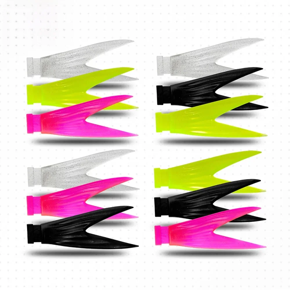 CF lure PVC souple queue articulée leurres bricolage 135mm 165mm 185mm 220mm swimbait queue d'hirondelle fourche queue