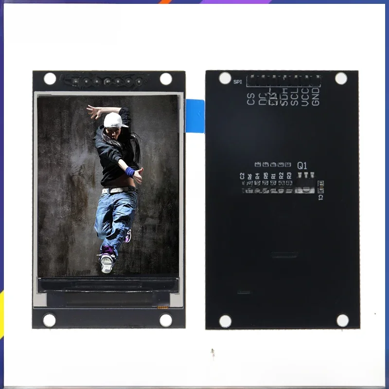 Lecteur LCD OLED avec écran TFT de 2.0 pouces, IC ST7789V 240RGBx320, Interface SPI à matrice de points pour Module d'affichage LCD polychrome Arduio