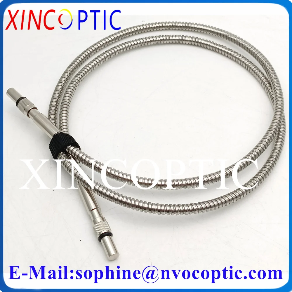 SMA905-SMA906 200um UV-VIS~200-1100nm NA0.22 Optimized Quartz Fiber Metal Ferrule 6.0mm Armored Tube 3M Optic Patch Cord Cable