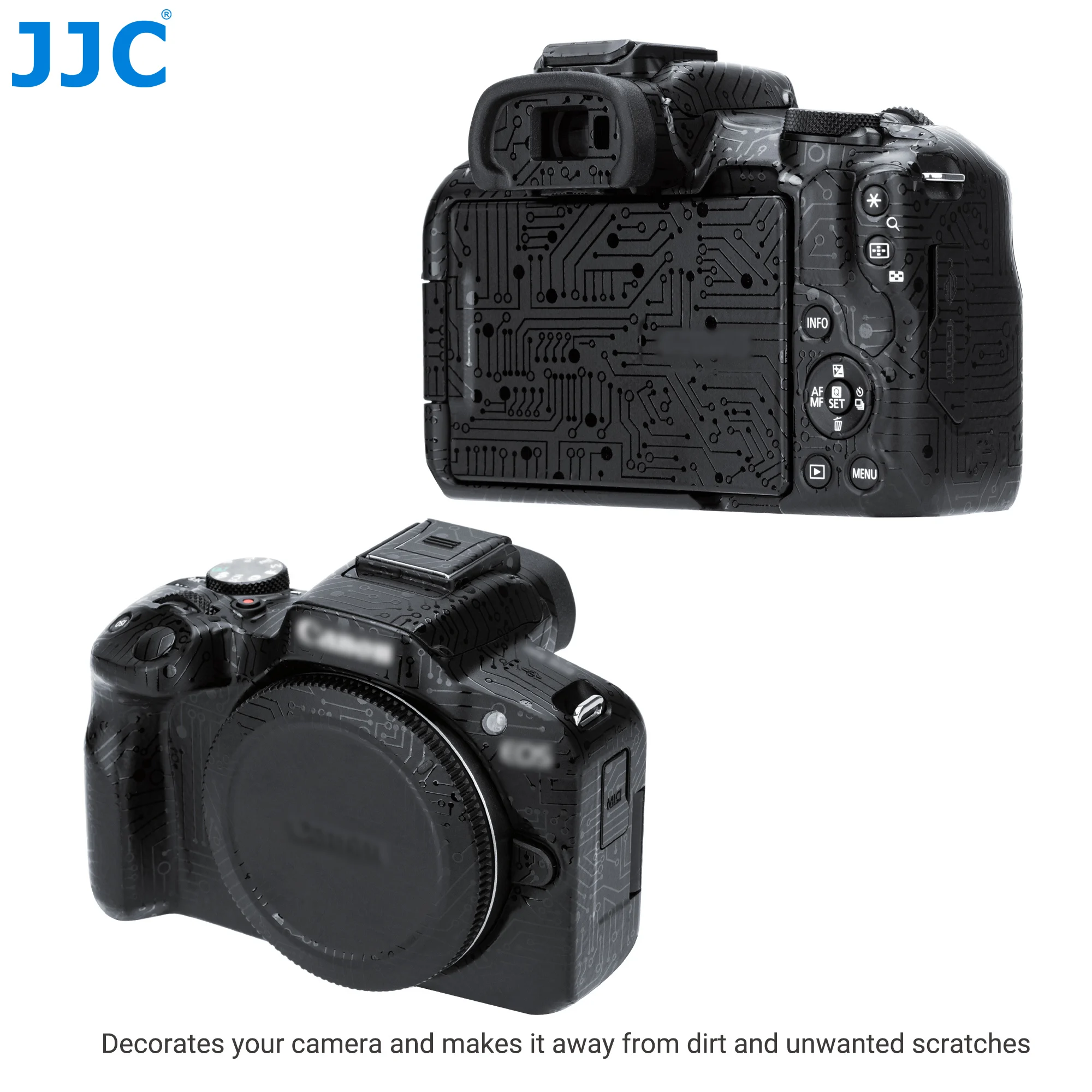 

JJC EOS R50 Skin Anti-Scratch Anti-Wear Camera Cover Protector Sticker for Canon EOS R50 Mirrorless Camera Body Protective Film