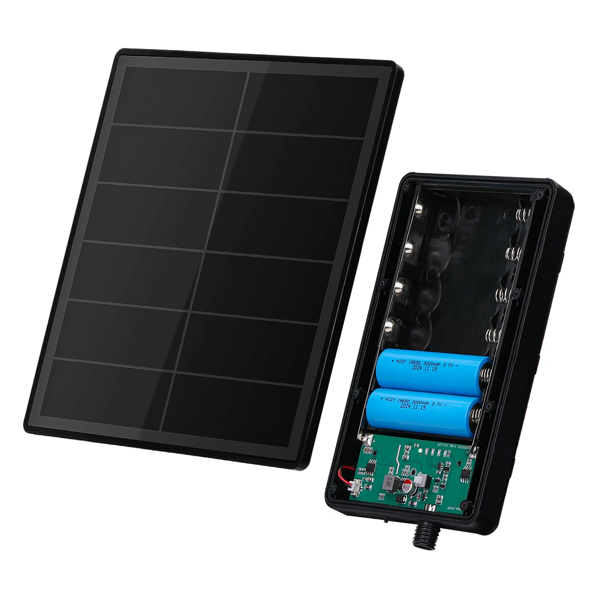 

Hunting Trail Camera Solar Panel 5V/1A Solar Battery Charger Kit with Build-in 5200mAH Rechargeable Battery IP66 Waterproof