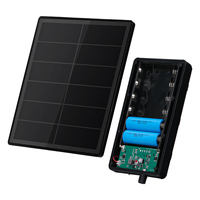 Hunting Trail Camera Solar Panel 5V/1A Solar Battery Charger Kit with Build-in 5200mAH Rechargeable Battery IP66 Waterproof