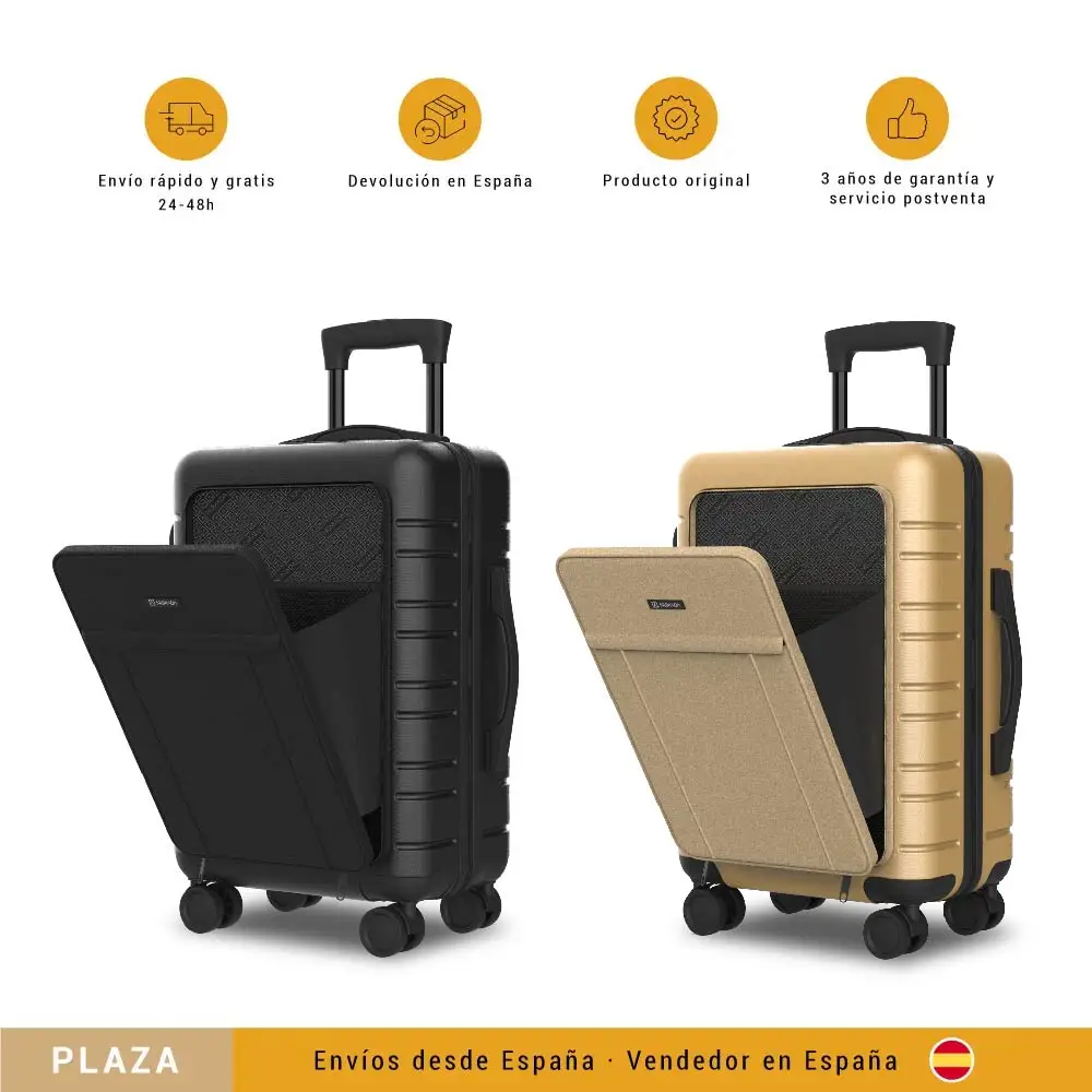 NUMADA - Maletas de Viaje Cabina (56x37x23,5cm) UpFly T21 con Bolsillo Portátil de 15\