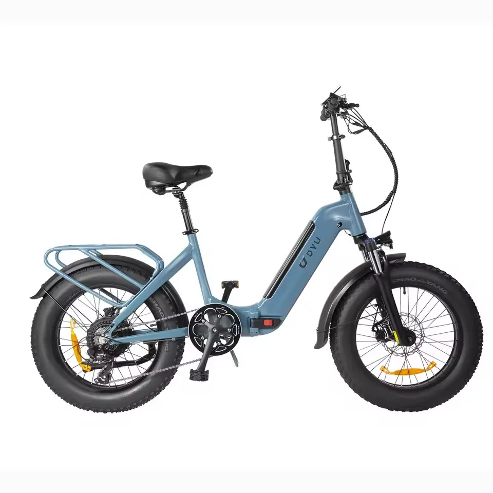 

FF500 Folding E-bike 500W Motor 48V14AH Lithium Battery City Riding Electric Bicycle Women's 20*4.0 Fat Tire Electric Bike
