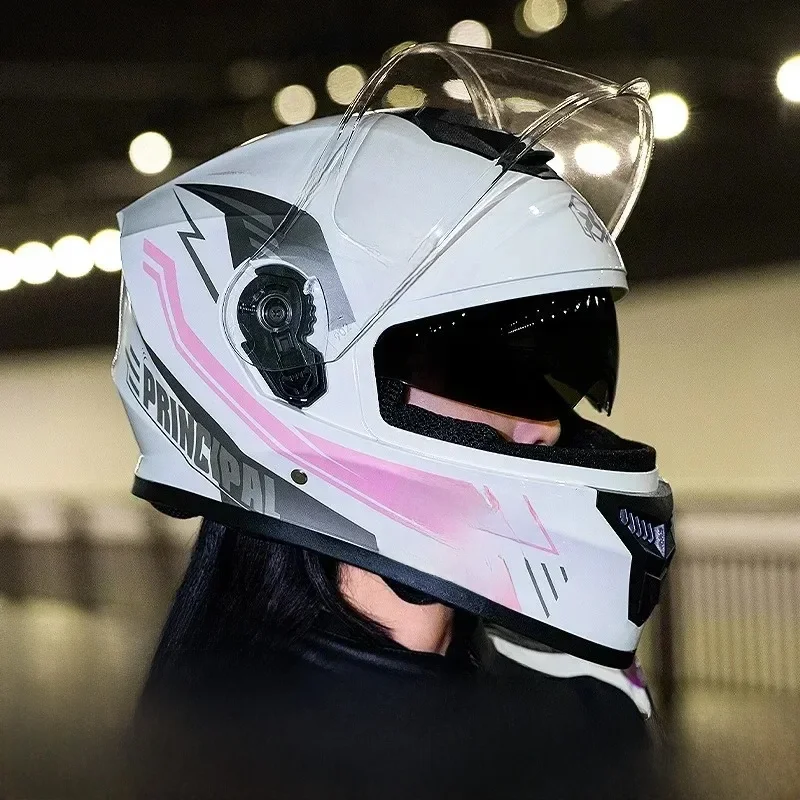 AliExpress Unisex Motorcycle Helmet Winter Anti-Fog Warm Full Cover Helmet For Men And Women Electric Car Cycle Motorcycle Equipment Access