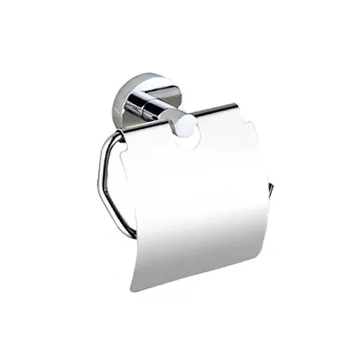 Porta Papel Higienico Para Banheiro Lavabo Metal Inox C12251