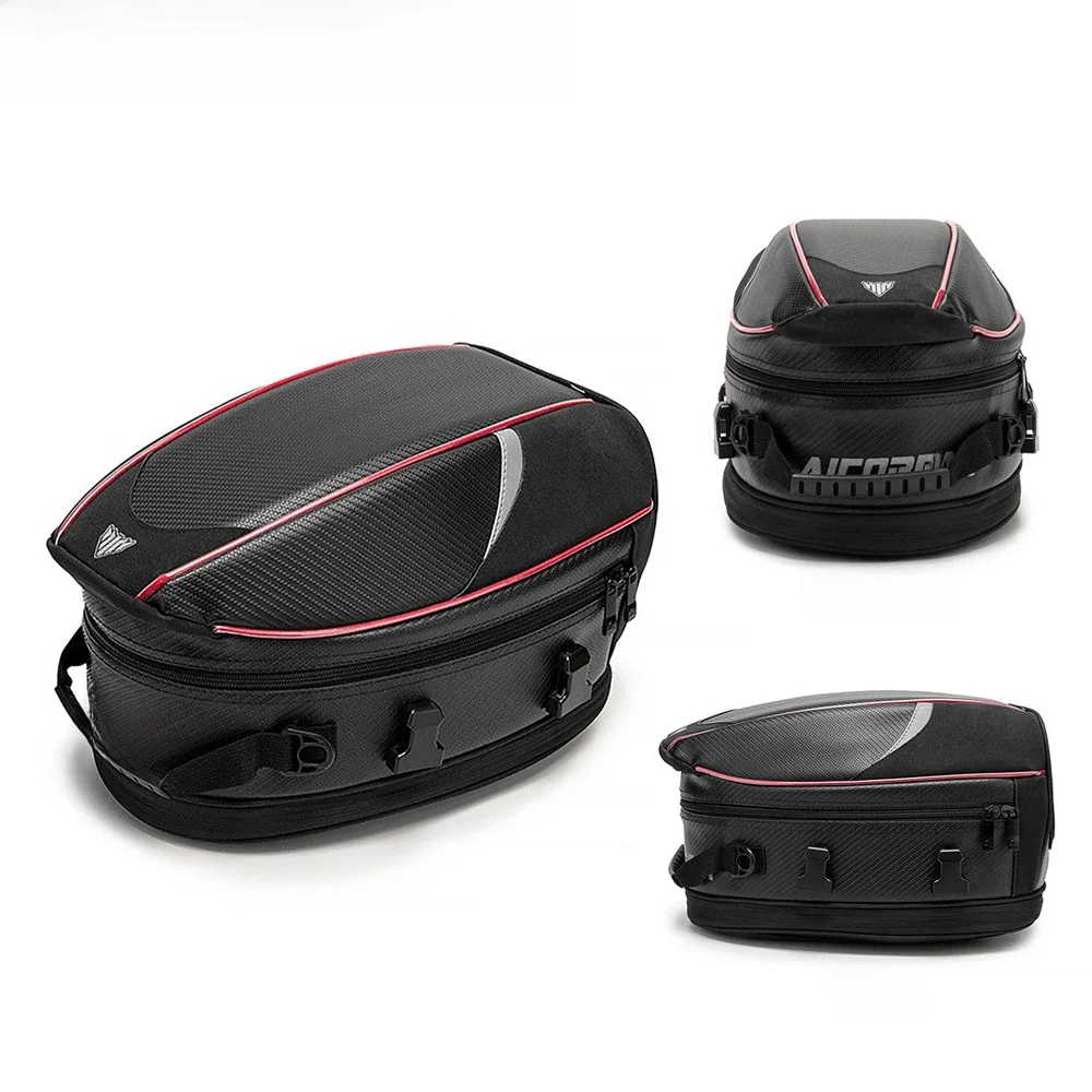Motorrad-Rücksitztasche, wasserdicht, große Kapazität, Motorrad-Hecktasche, universelle Motorrad-Reisegepäck-Satteltasche