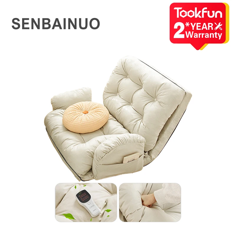 

Tookfun Sofa Sleeping Tatami Foldable Sofa Bed Free Of Disassembly And Washing Multi-Position Adjustment Angle