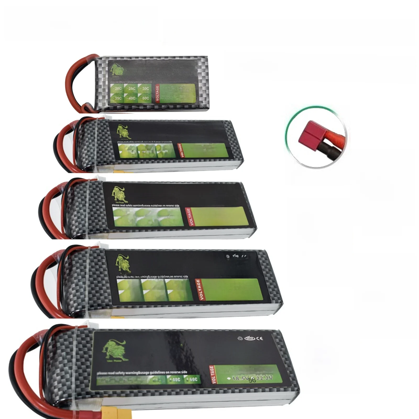 2S Lipo 7.4V RC batterie 1500/2800/3300/3800/4200/5500/6000mah avec connecteur T XT60 TRX pour batterie Rechargeable RC voiture Drone