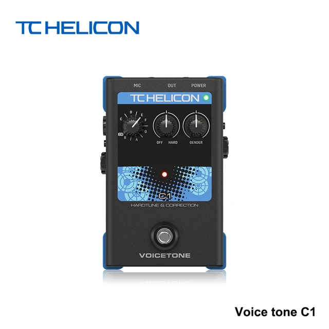 TC Helicon Voicetone C1 Hardtune and Correction Vocal Guitar Pedal Simple  1-Button Stompbox for Flexible Pitch Correction - AliExpress 18