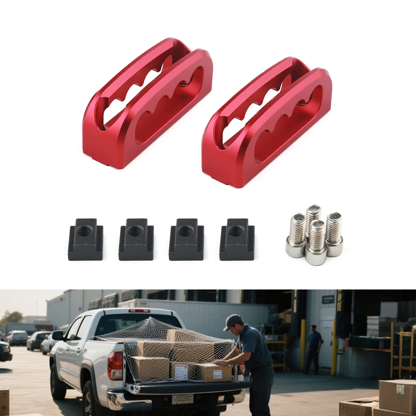 

Шипы для поручней кровати, анкеры для крепления на 2005-2025 Tacoma / Tundra & HV / 2012-2025 Ram 1500 заменяют PT278-35160/35111/35112