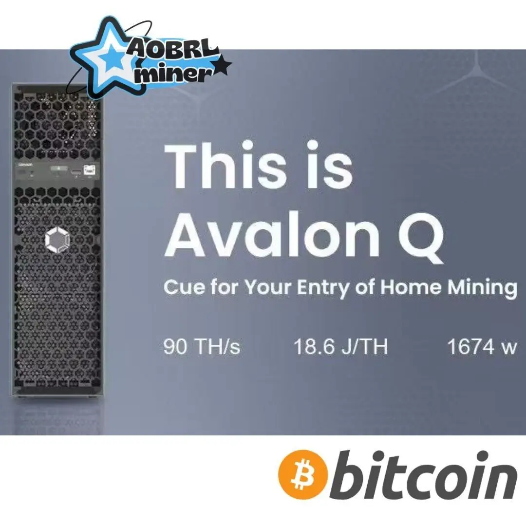

KO BUY 2 GET 1 FREE Canaan Avalon Q 90TH/s BTC Miner 1674W Home Miner with US Power Cord Ship in May