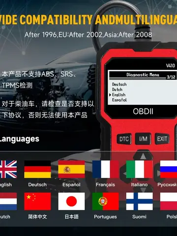 Car Obd2 Scanner Diagnostic Tool Code Reader Engine Fault Code Reader Scanner Can Diagnosis All Obd Ii in 1996 Agreement Car Sca