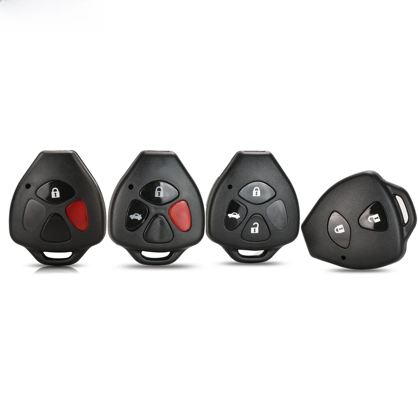 jingyuqin 2/3/4 Przyciski zdalnego kluczyka samochodowego do Toyoty Camry Corolla Avalon Venza Reiz RAV4 Crown No Blade Key Case — zdjęcie 2