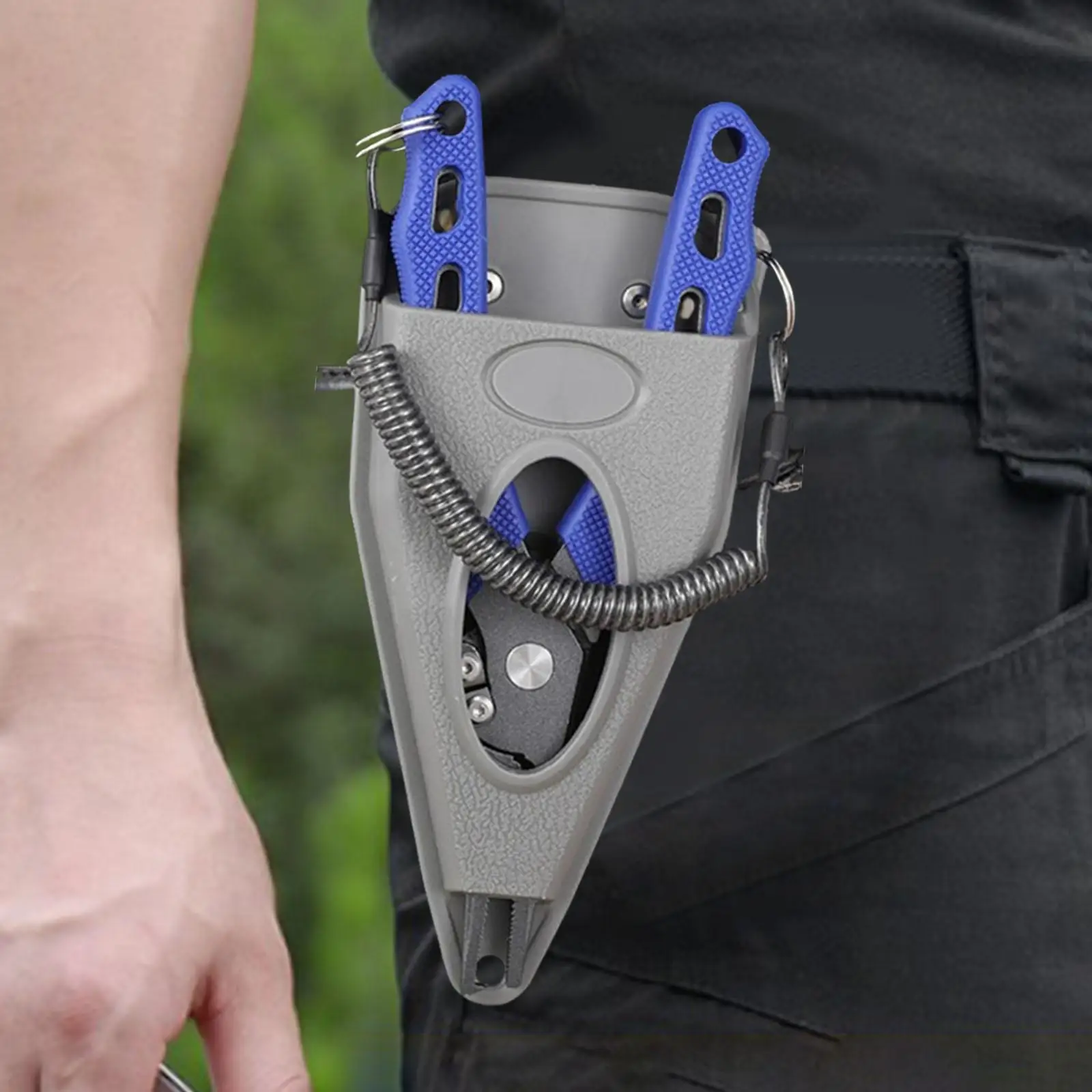 كماشة الصيد غمد الحقيبة مع ملفوف الحبل حامل أداة الصيد لمزيل هوك معدات الصيد أداة الجيب الواقي