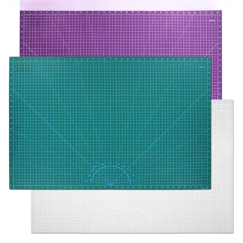 A1 Snijmat Dubbele Kleur Heigl 35,43'' * 23,62” Dubbelzijdig PVC Multifunctionele zelfherstellende snijmat Duurzaam papierkussen - afbeelding 2