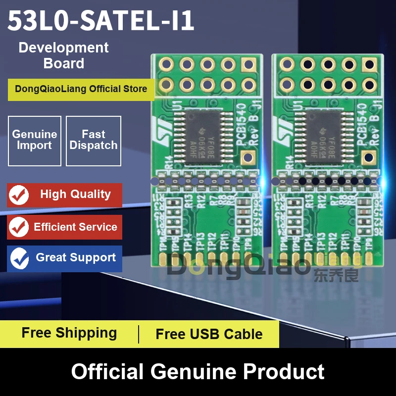 For the 53L0-SATEL-I1 VL53L0X 3-in-1 distance sensing and gesture detection sensor, miniature PCB module