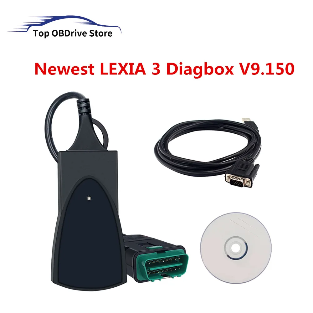 Newest j2534 Lexia 3 Diagbox V9.150 OBD2 Diagnostic Tool lexia3 Auto Scanner for Peugeot for Citroen Until 2022 Years