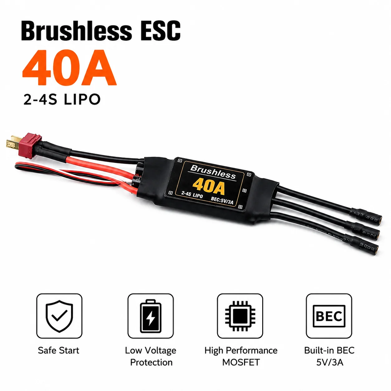 Brushless esc 2 4s lipo-AliExpress