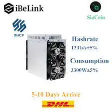 

1s Новый iBeLink BM-S1 Max 12Th/s Asic SC Майнер Siacoin