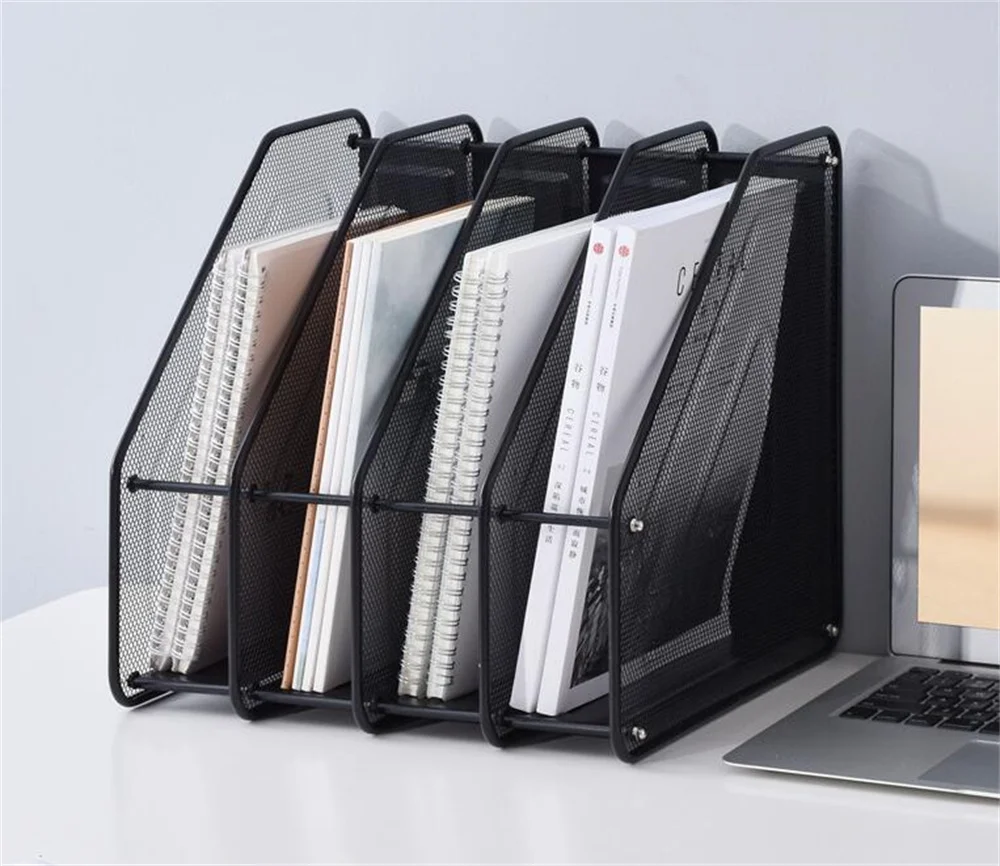 Organizador de papel A4 para oficina, bandeja organizadora de documentos, archivos de documentos estante para, carta, libro, folleto, estante libro