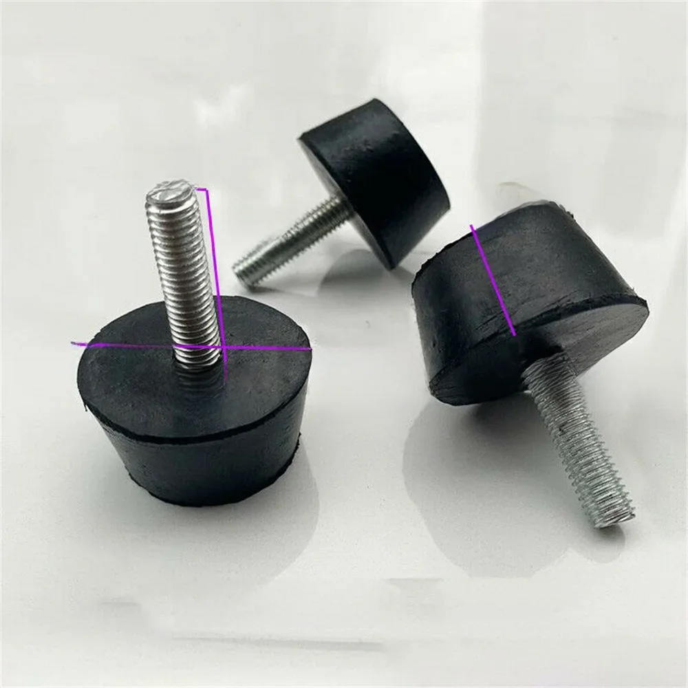 1pcs M6 M8 M10 Rubber Adjustable Levelling Table Feet Screw Floor Protectors Anti-slip