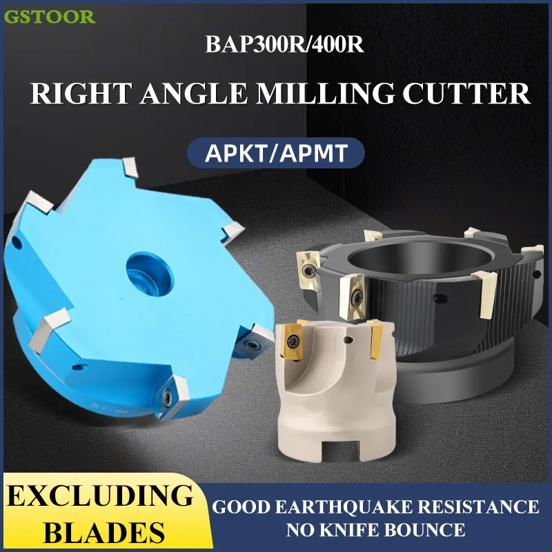 

BAP300R/BAP400R 40/50/63/80/100/125/160/200/250/300 мм головка торцевой фрезы концевая фреза плоская фреза для APMT/APKT1135/1604