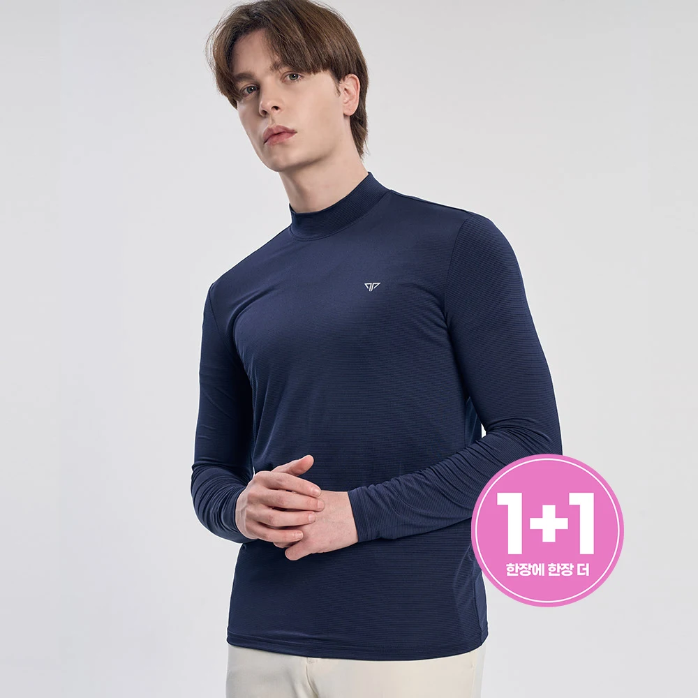 [Paragon] Men's Uv Protection Golf Outdoor Inner Functional Long Sleeve T-Shirt