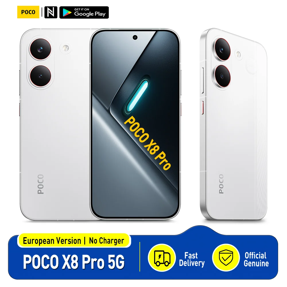POCO X8 Pro 5G Versión Europea 256GB/512GB Dimensity 8500-Ultra Smartphone 6.59…