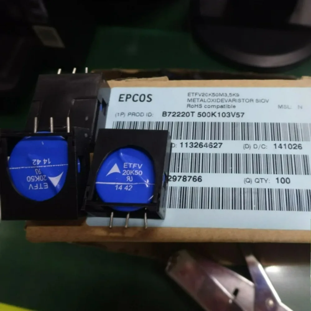 1PCS EPCOS B72220T500K103V57 ETFV20K50M Brand New Varistor with Protective Case and Bracket