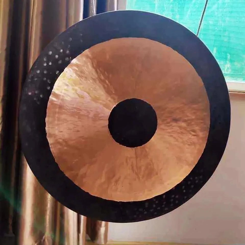 

Professional Sound Healing Gongs-38"/95cm Bronze Chau Gong with wood mallet Handmade Tam Tam Gongs for Yoga and Meditation