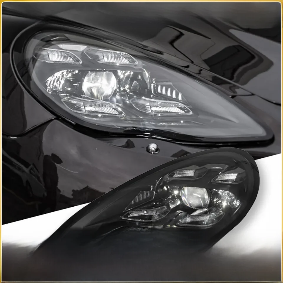 Dla Porsche Panamera Reflektory 970.1 970.2 Stare do Nowych 2010-2016 Aktualizacja 2022 Matrix LED Wysokiej jakości przednie światło główne Lampa samochodowa — zdjęcie 2