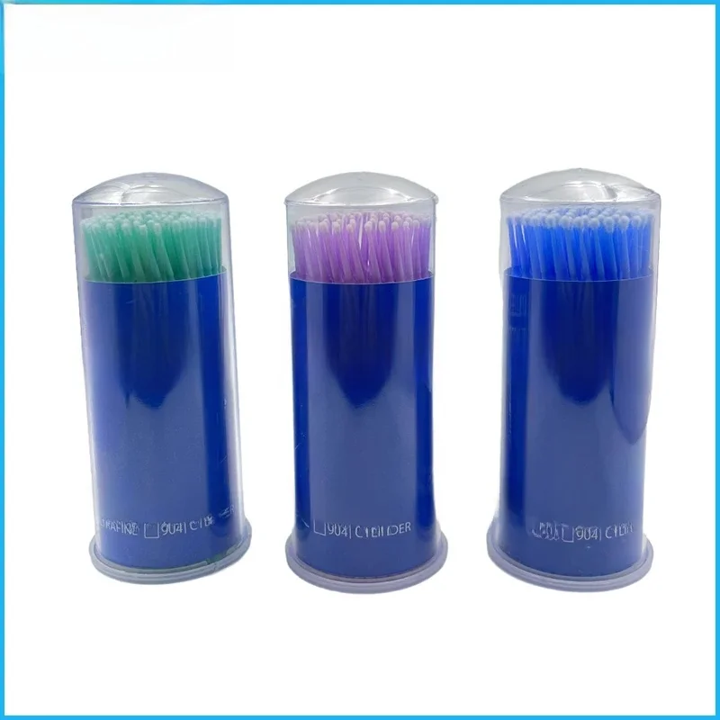 PIORPOY 100 pièces/bouteille applicateurs de Micro brosse dentaire brosse dents Oral dentiste matériaux outils d'extension blanchiment des dents livraison directe