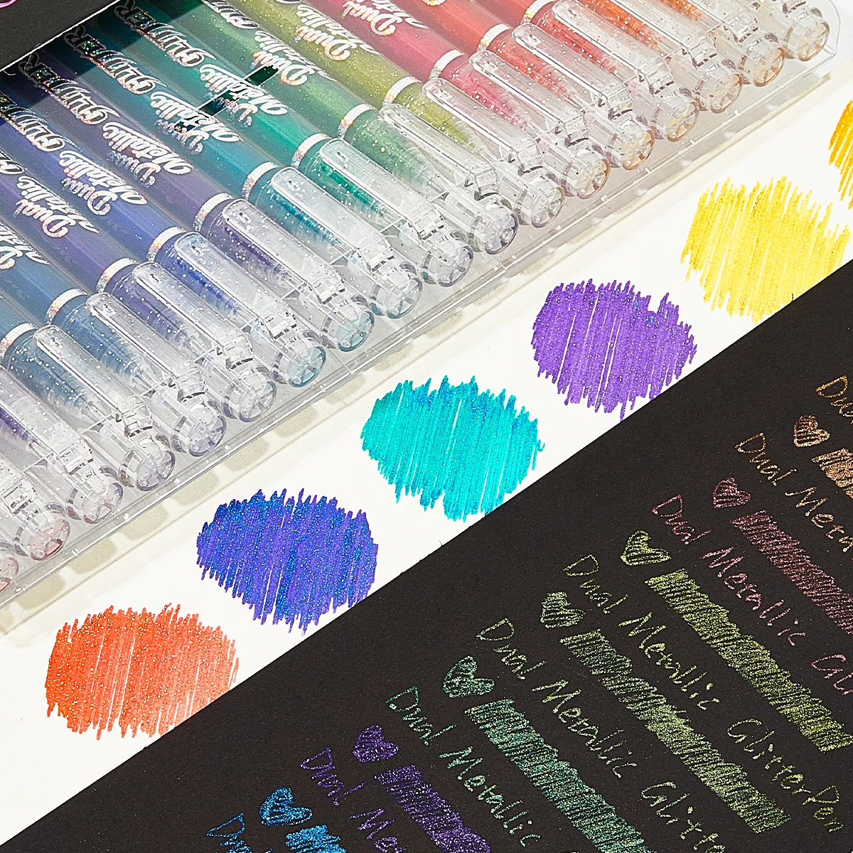 Sparkly Glitter Gel Pens Set 1 - Gel Ink Pen Set review and price