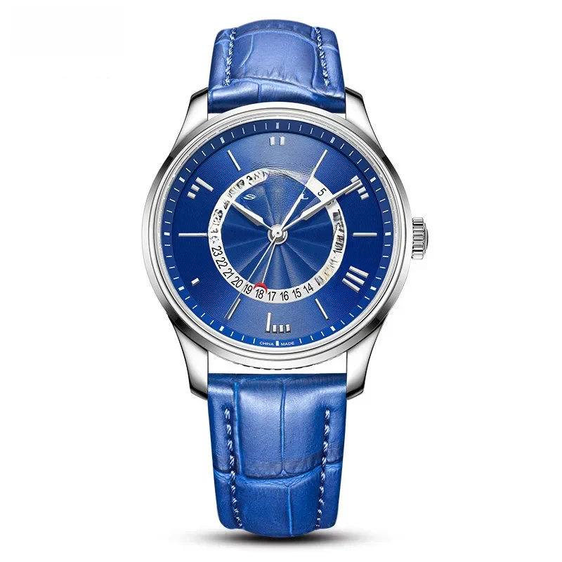 Seagull Uhr Männliche Wasserdichte Stahlgürtel Mechanische Uhr Business Casual Kalender Automatische Mechanische Uhr 819.37.6038