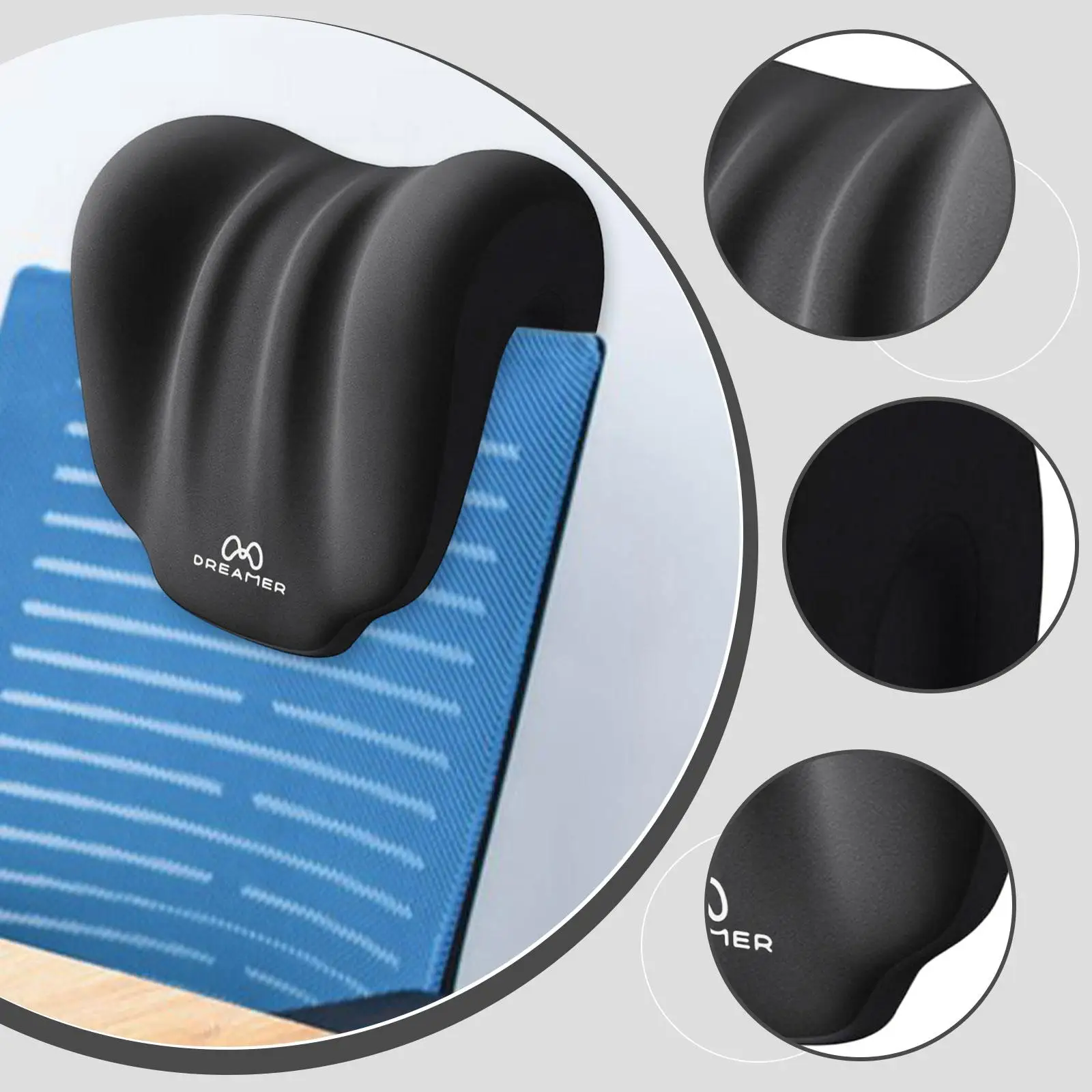Silla de oficina, reposacabezas para siesta, silla de ordenador, silla con reposacabezas elevada, almohada para el cuello, descanso supino, almohada para dormir, memoria cómoda